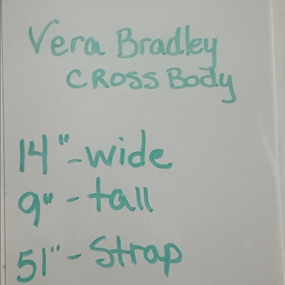 📌Vera Bradley Quilted Floral Crossbody Bag Adjustable Strap Blue Pink - Picture 6 of 8